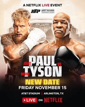 tyson fight chanel|Mike Tyson vs. Jake Paul .